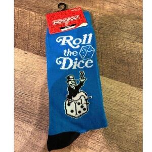Monopoly Roll The Dice Crew Socks